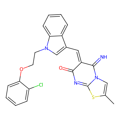 C24H19ClN4O2S structure