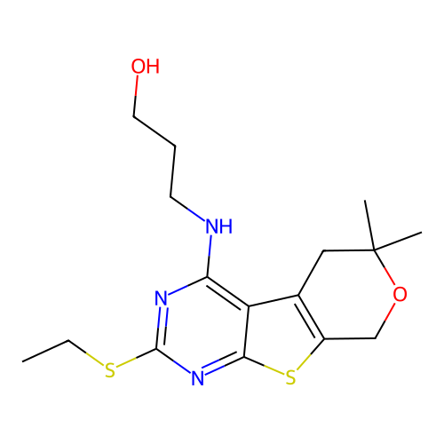 C16H23N3O2S2 structure