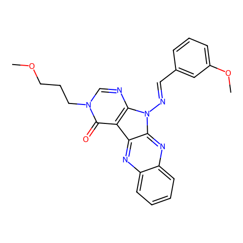 C24H22N6O3 structure