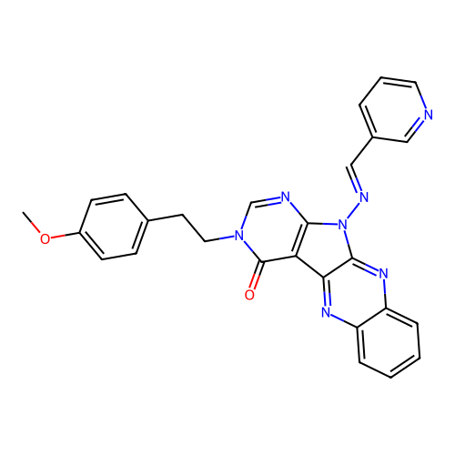 C27H21N7O2 structure