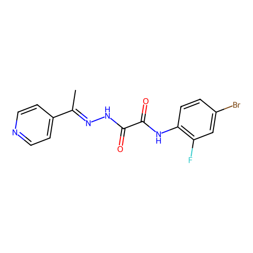 C15H12BrFN4O2 structure