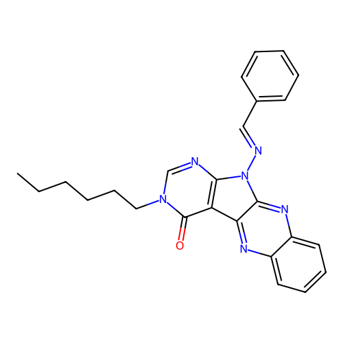 C25H24N6O structure