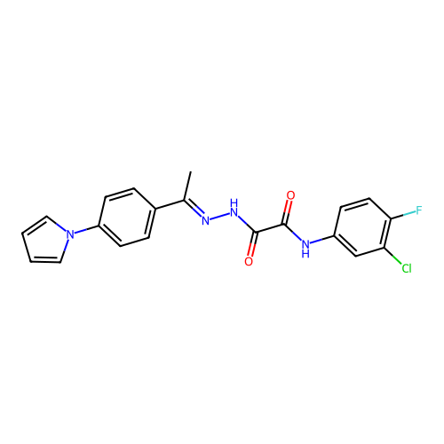 C20H16ClFN4O2 structure
