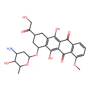 9-Deoxydoxorubicin structure