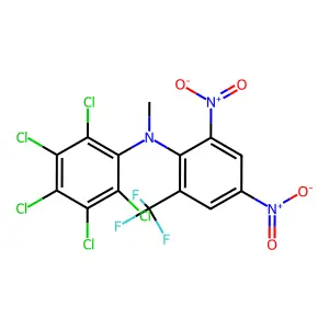 2,3,4,5,6-pentachloro-N-[2,4-dinitro-6-(trifluoromethyl)phenyl]-N-methylaniline structure