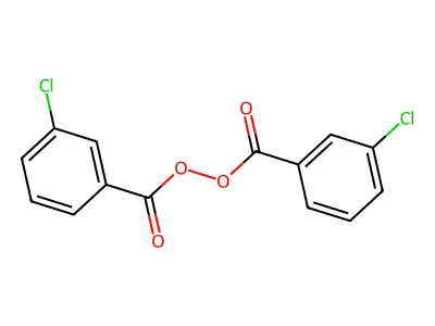 Bis(3-chlorobenzoyl) peroxide structure