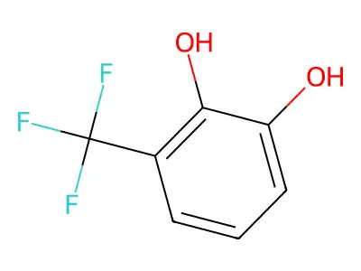 3-Trifluoromethylcatechol structure