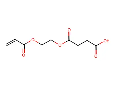 Acryloyloxyethyl succinate structure