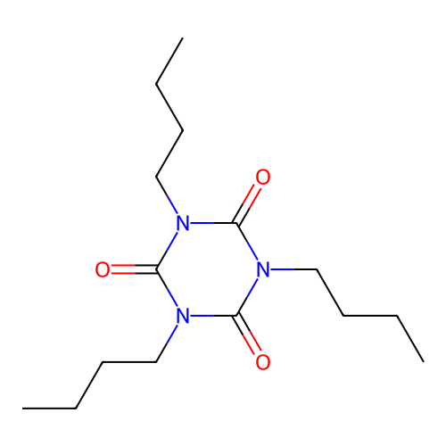 1,3,5-Tributyl-1,3,5-triazinane-2,4,6-trione structure