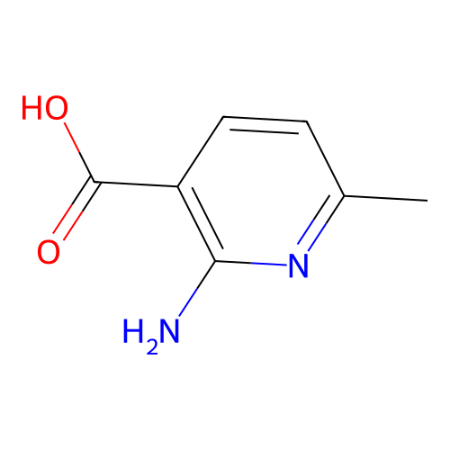 2-Amino-6-methylpyridine-3-carboxylic acid structure