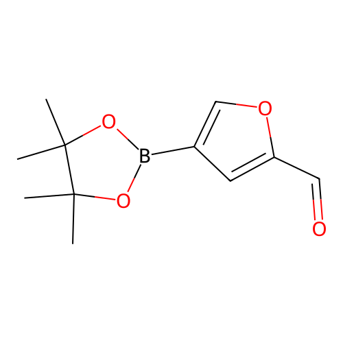 4-(4,4,5,5-Tetramethyl-1,3,2-dioxaborolan-2-yl)furan-2-carbaldehyde structure