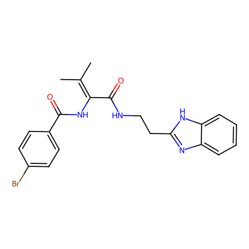 C21H21BrN4O2 structure