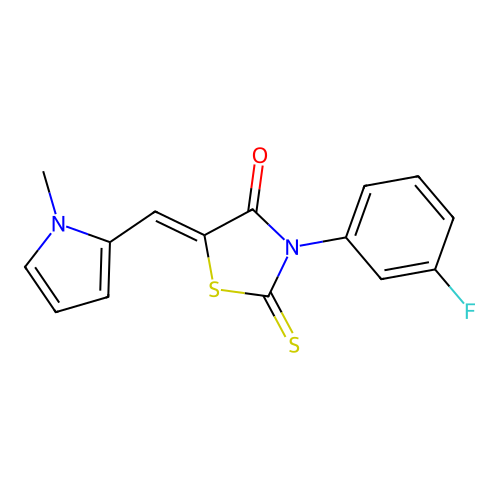 C15H11FN2OS2 structure