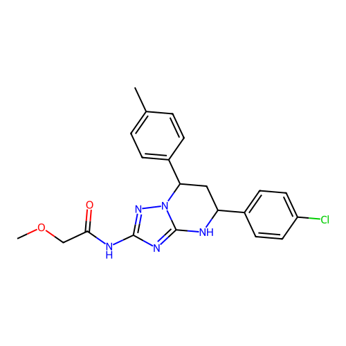 C21H22ClN5O2 structure