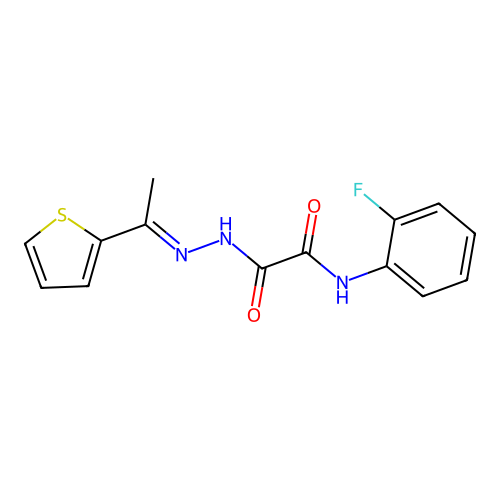 C14H12FN3O2S structure