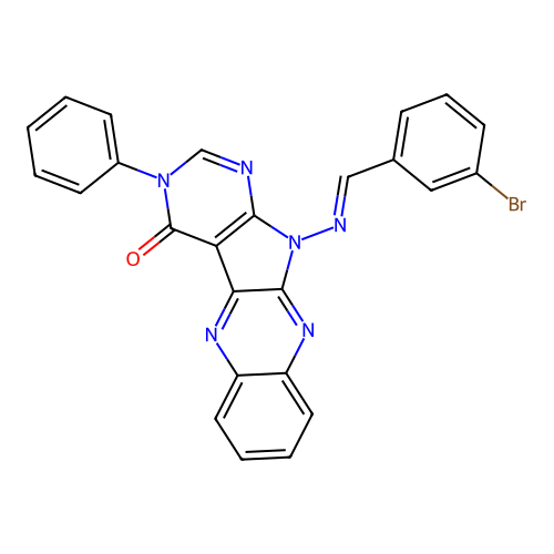 C25H15BrN6O structure