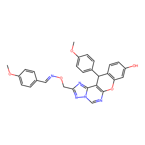 C28H23N5O5 structure