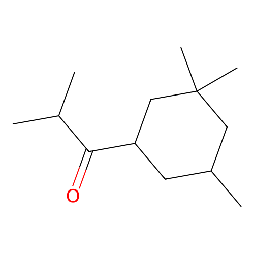 2-Methyl-1-(3,3,5-trimethylcyclohexyl)propan-1-one structure