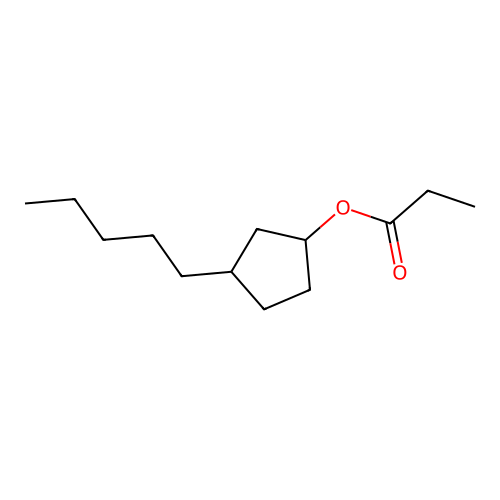 3-Pentylcyclopentyl propionate structure