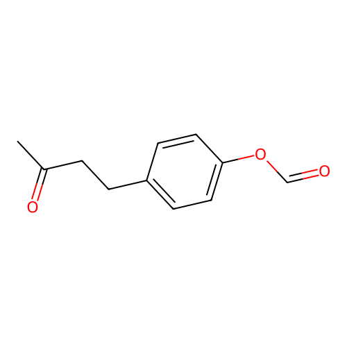4-(3-Oxobutyl)phenyl formate structure
