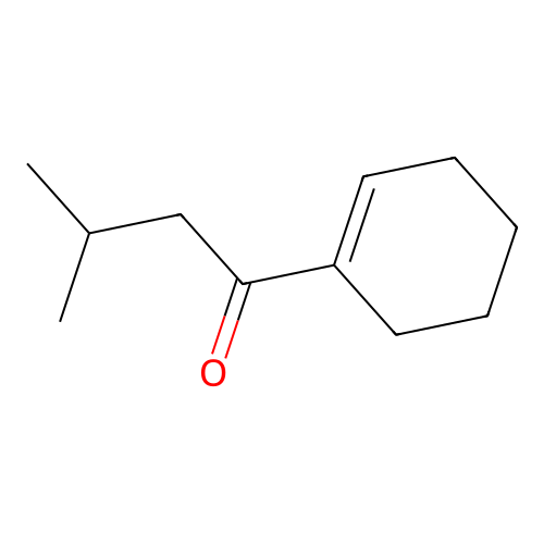 1-(1-Cyclohexen-1-yl)-3-methylbutan-1-one structure