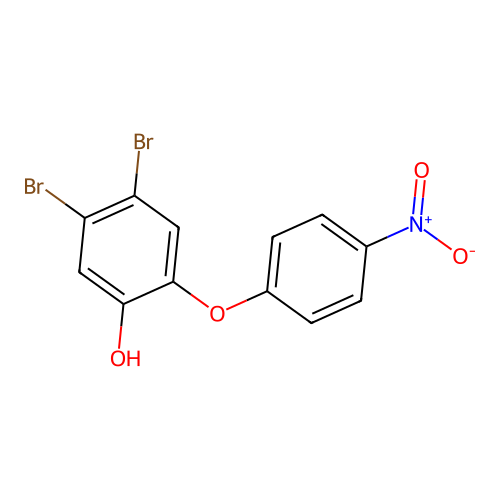 4,5-Dibromo-2-(4-nitrophenoxy)phenol structure