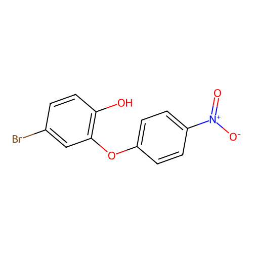 4-Bromo-2-(4-nitrophenoxy)phenol structure