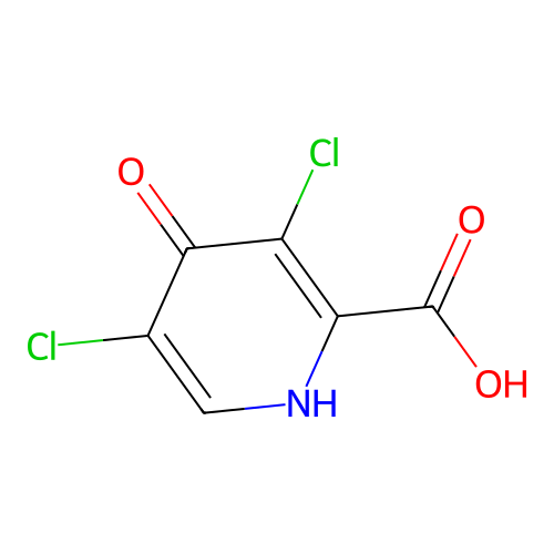 3,5-Dichloro-4-hydroxypyridine-2-carboxylic acid structure