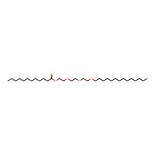 Myreth-3 laurate structure