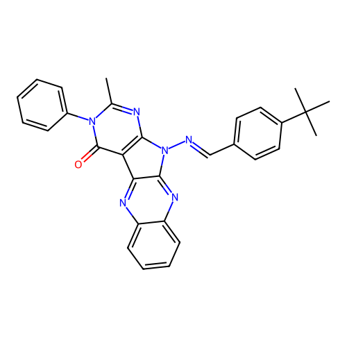 C30H26N6O structure