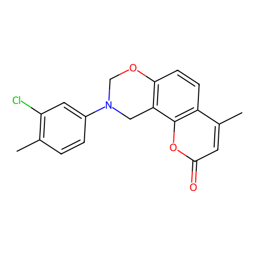 C19H16ClNO3 structure