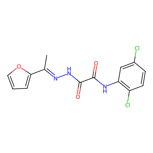 C14H11Cl2N3O3 structure