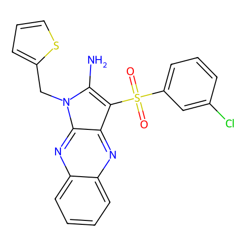 C21H15ClN4O2S2 structure