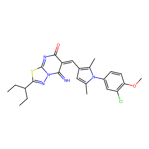 C24H26ClN5O2S structure