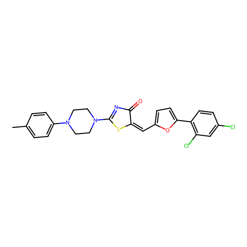 C25H21Cl2N3O2S structure