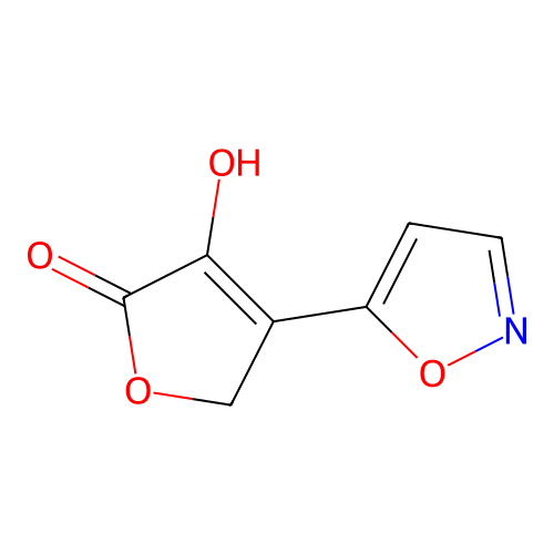 4-hydroxy-3-(1,2-oxazol-5-yl)-2H-furan-5-one structure