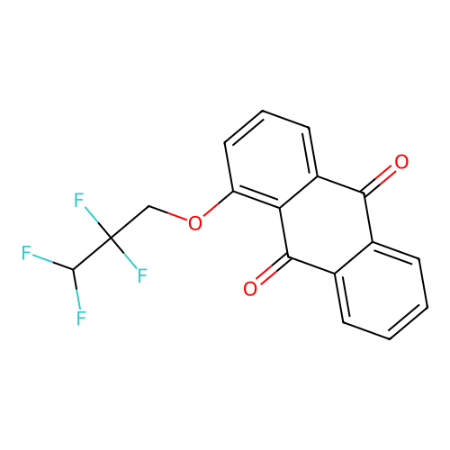 1-(2,2,3,3-Tetrafluoropropoxy)anthracene-9,10-dione structure
