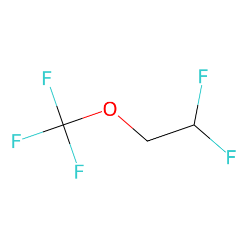 1,1-Difluoro-2-(trifluoromethoxy)ethane structure