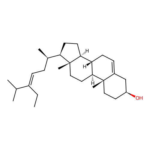 24-ethylcholesta-5,23E-dien-3beta-ol structure