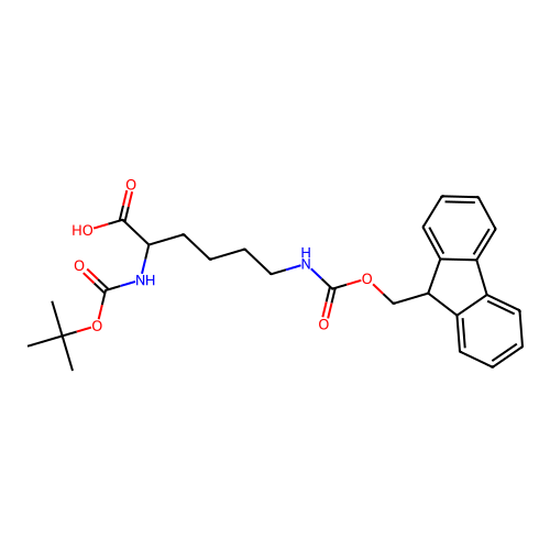 Boc-D-Lys(Fmoc)-OH structure