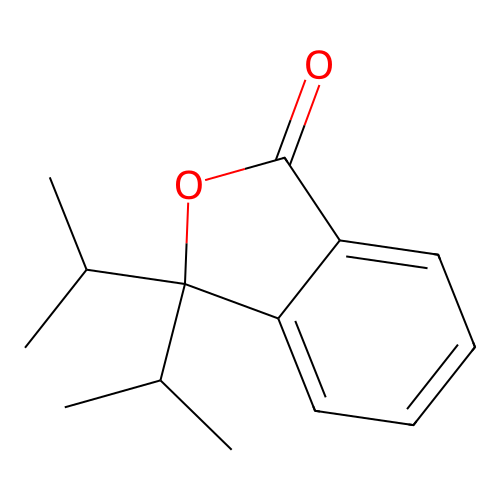 3,3-diisopropyl-2-benzofuran-1(3H)-one structure