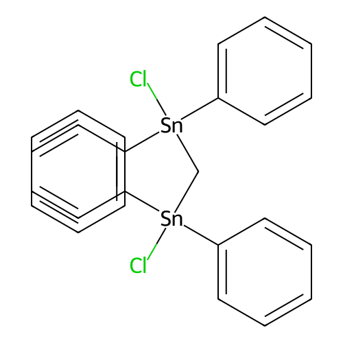 Stannane, methylenebis[chlorodiphenyl- structure