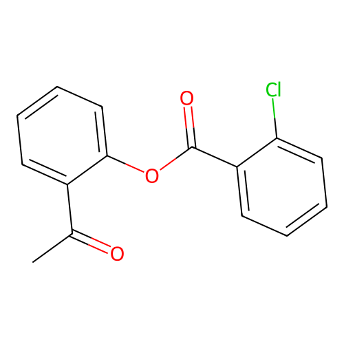 2-Acetylphenyl 2-chlorobenzoate structure