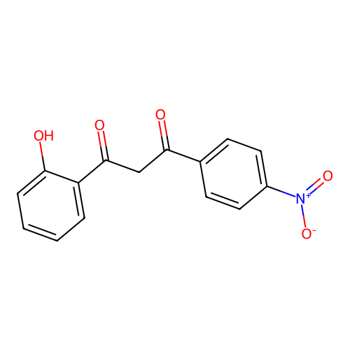 1-(2-Hydroxyphenyl)-3-(4-nitrophenyl)propane-1,3-dione structure