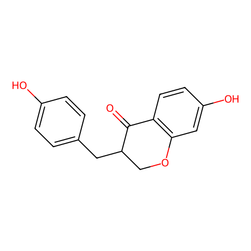 7,4'-Dihydroxyhomoisoflavanone structure