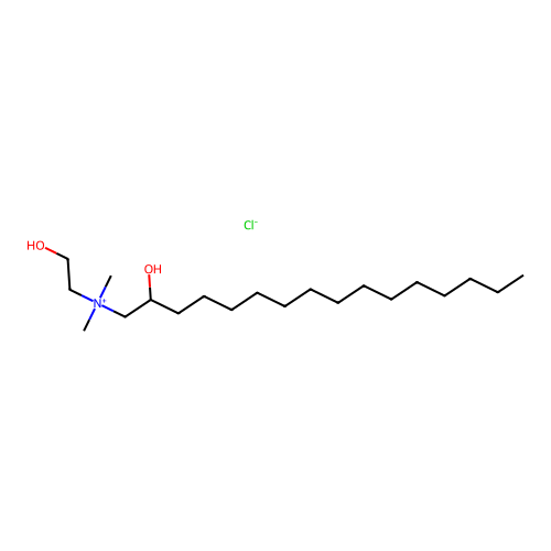 Hydroxycetyl hydroxyethyl dimonium chloride structure