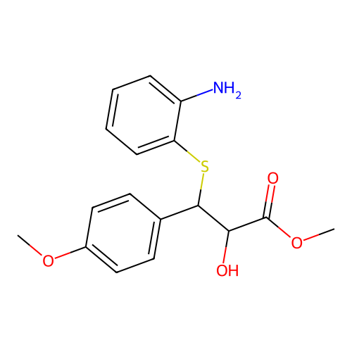 Methyl 3-[(2-aminophenyl)sulfanyl]-2-hydroxy-3-(4-methoxyphenyl)propanoate structure