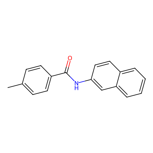 4-甲基-N-(萘-2-基)苯甲酰胺 structure