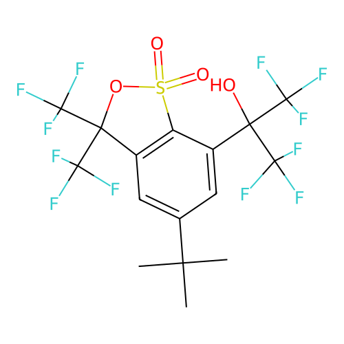 2-[5-tert-butyl-1,1-dioxo-3,3-bis(trifluoromethyl)-2,1 structure