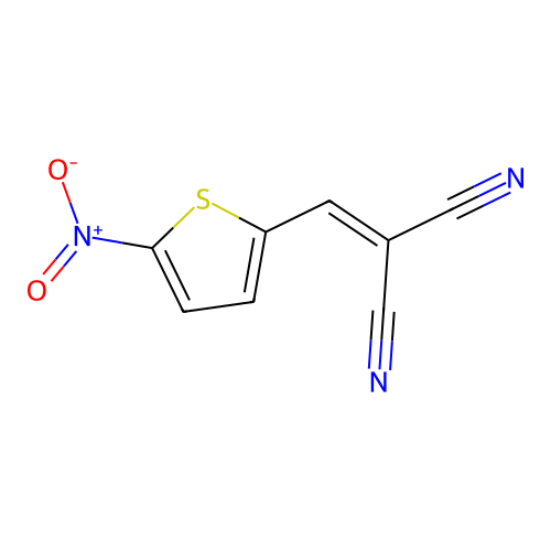 2-[(5-Nitrothiophen-2-yl)methylidene]propanedinitrile structure